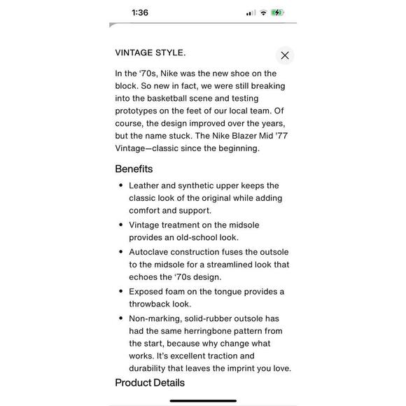 Nike Blazer Mid “77 Vintage Men Shoes - Picture 11 of 13